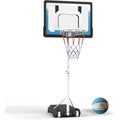 Adjustable Pool Basketball Hoop with Water Base and Ball - Indoor & Outdoor