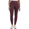 Women's High-Rise Brushed Satin Leggings - Moisture-Wicking & Side Pockets
