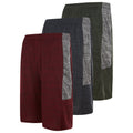Men's Athletic Basketball Shorts 3 Pack Dry Fit Workout Shorts with Pockets