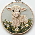 Punch Needle Kit for Beginners - DIY Craft Embroidery Hoop Set with Instructions