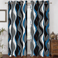 Blackout Curtains Set of 2 - Room Darkening Drapes for Bedroom & Living Room, 52x84 Inches