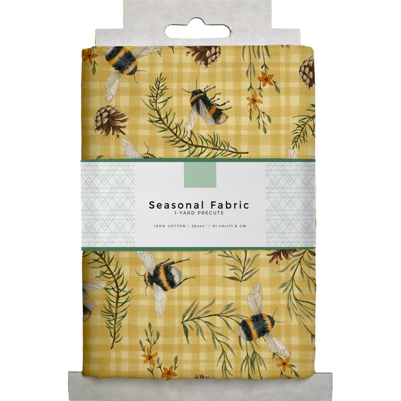 100% Cotton Quilting Fabric - Multi-Color Bee Story 44-Inch Precut