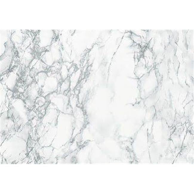 Self Adhesive Decorative Film - Marble Grey, 26 x 78 inches, Removable Wall Covering