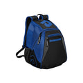 Junior Sports Backpack with Helmet and Bat Sleeves - Royal, Black, White