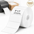Thermal Shipping Labels 2x1 Inch - Self-Adhesive Barcode Address Stickers, 1000 Sheets