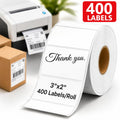 Thermal Label Stickers 3x2 Inch Self-Adhesive Waterproof Durable Roll of 400