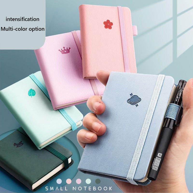 Mini Pocket Notebook Small Journal with Thick Paper for Study Office Supplies