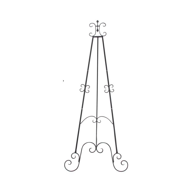 Adjustable Floor Easel for Art and Sign Display - 3 Tier, Black