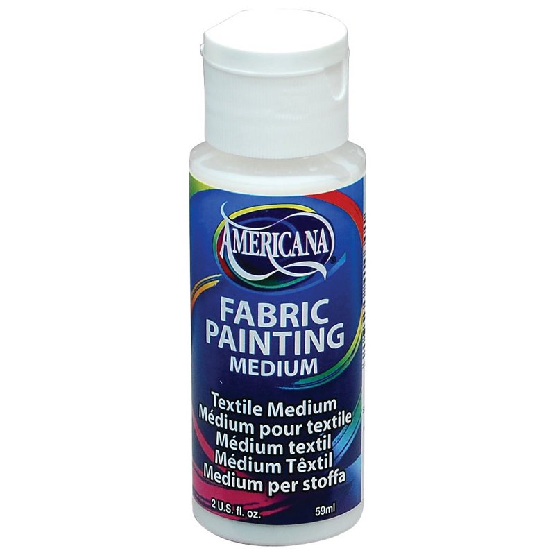 Fabric Painting Medium for Acrylic Paints - 2 oz, Softens & Durable Finish