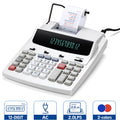 12-Digit Business Printing Calculator with Thermal Printing & Fluorescent Display