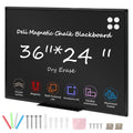 Magnetic Dry Erase Blackboard 36x24 Wall Mount for Office & Home