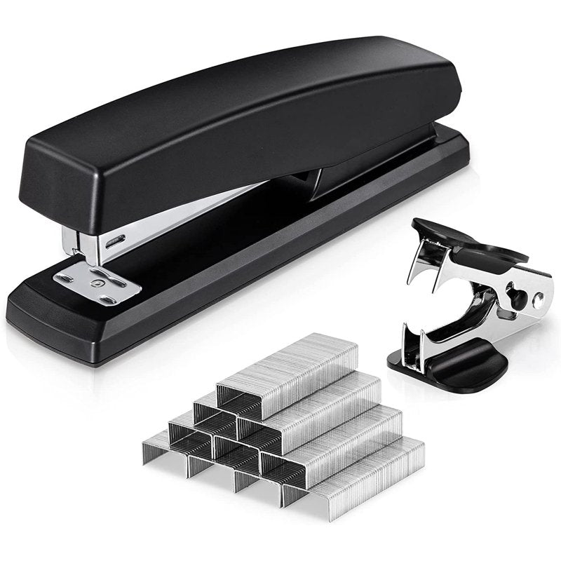 Desktop Stapler with Staples and Remover - 20 Sheet Capacity Office Supply