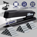Heavy Duty Stapler for 50 Sheets with Staples and Remover – No Jam Office Stapler