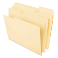 Heavyweight File Folders Assorted 1/3-Cut Tabs Legal Size Manila Pack of 50