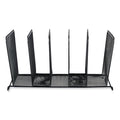 Letter Organizer File Sorter - Mesh Desk Storage for Legal Size Files, Black