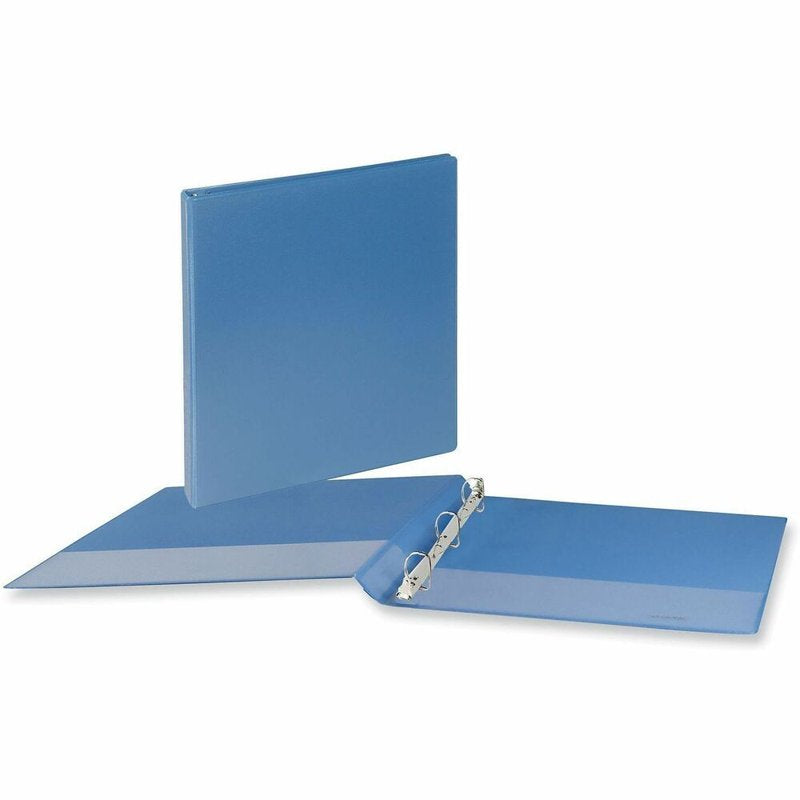 Heavy Duty 1.5-Inch 3-Ring View Binder - Light Blue, 350 Sheet Capacity