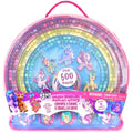 Deluxe Sparkling Necklace Activity Set for My Little Pony - Pink-Sky Blue Variation, 10 Charms Ages 3+
