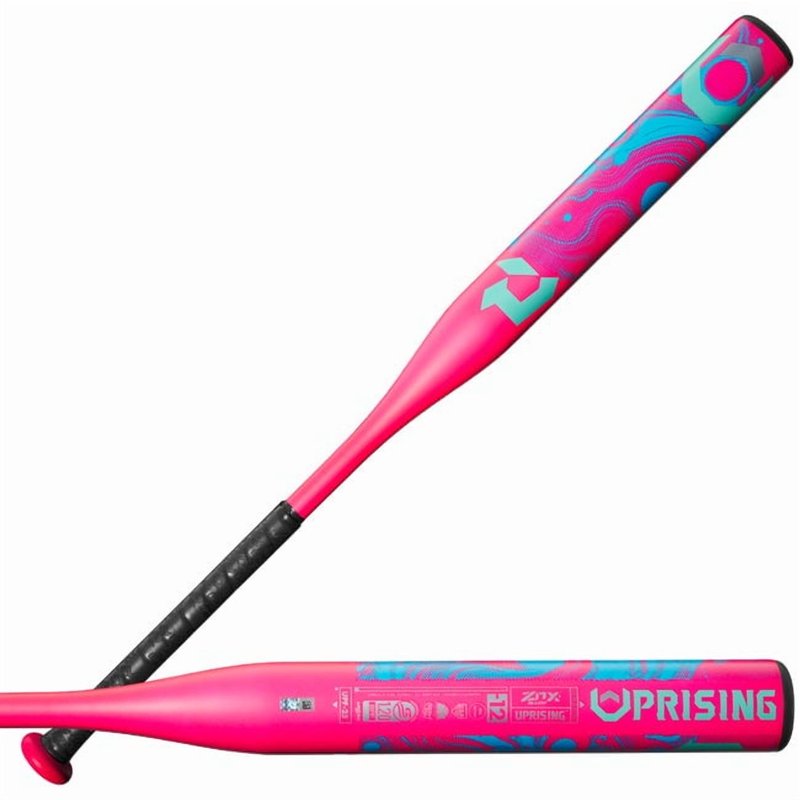 DeMarini 2025 Uprising (-12) Fastpitch Softball Bat Pink Blue - Multiple Sizes