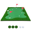 Golf Putting Green with Realistic Artificial Grass – 10x3.3 ft Indoor/Outdoor Training Mat