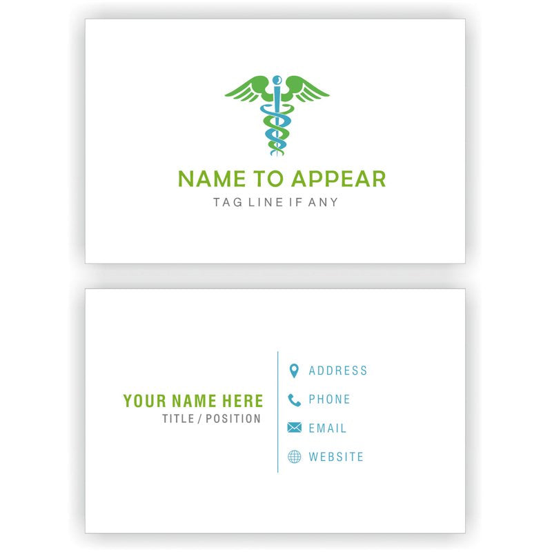 Custom Business Cards - Personalised Professional Design, Matte or Glossy Finish