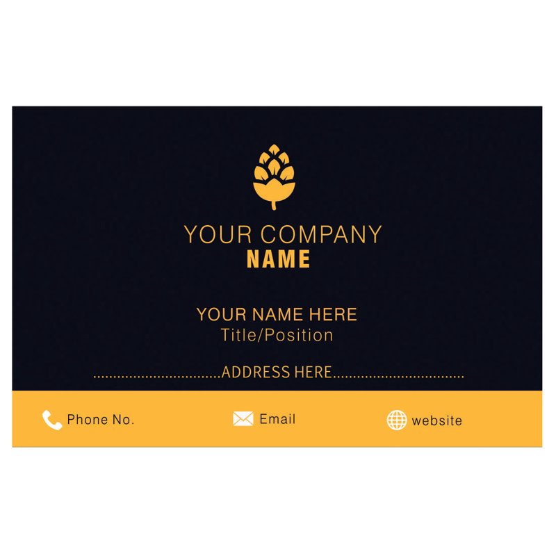 Custom Business Cards - Personalize Logo & Design, Matte or Glossy Finish