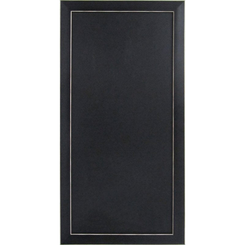 Magnetic Chalkboard Wall Sign 13 x 26 Inches - Framed Blackboard for Home Office Kitchen