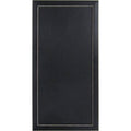 Magnetic Chalkboard Wall Sign 13 x 26 Inches - Framed Blackboard for Home Office Kitchen