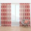 Mid-Century Modern Geometric Curtain Panel - Room Darkening & Privacy