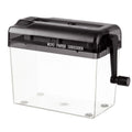 Mini Manual Paper Shredder for Office and Home Desktop A6 Compact Hand Operated