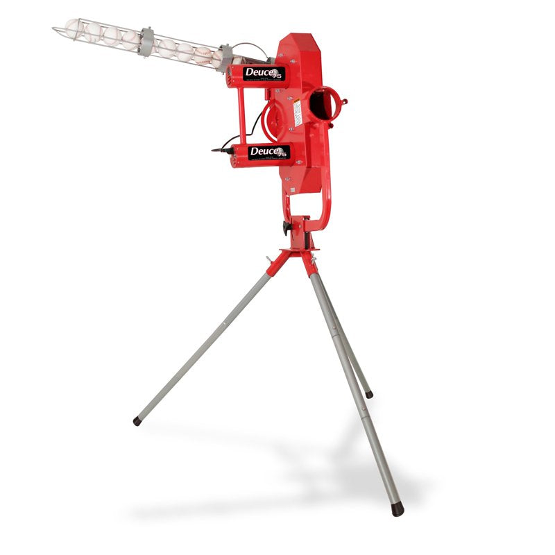 Adjustable Baseball Pitching Machine with Automatic Feeder - Up to 75 MPH