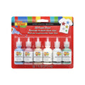 Glitter Fabric Paint Set - 6 Colors, 1oz Bottles for Craft & DIY Projects