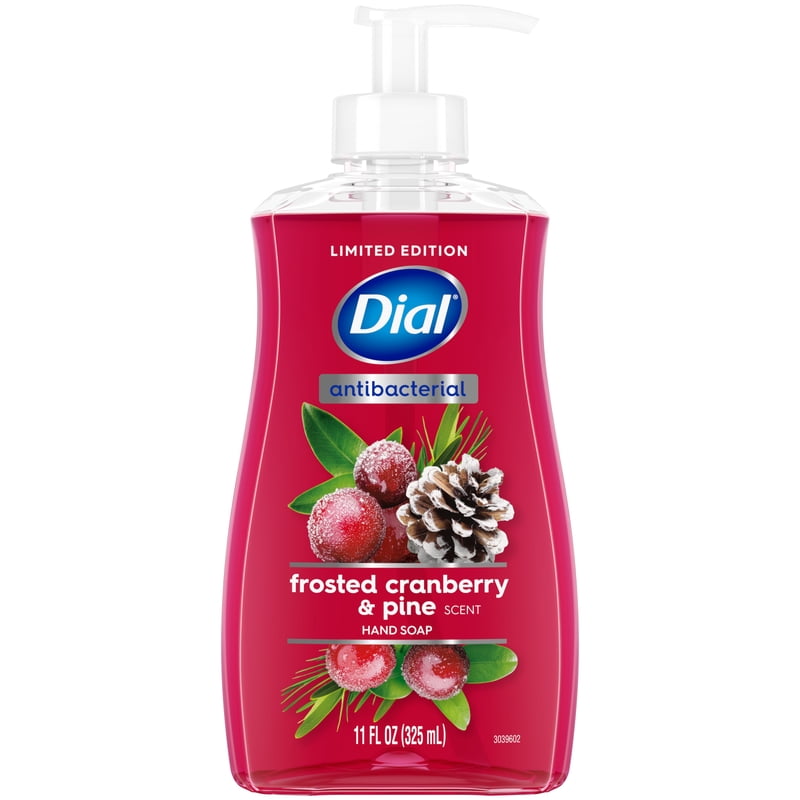 Frosted Cranberry & Pine Liquid Hand Soap - Seasonal Antibacterial 11 oz