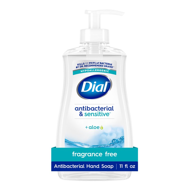 Dial Hypoallergenic Fragrance-Free Liquid Hand Soap - 11 fl oz