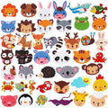 Kids Diamond Painting Kit with Animal Stickers - 42pcs Arts & Crafts Set