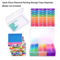 Diamond Painting Storage Case Set - 27 Reusable Containers & Lids for Crafts