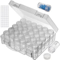 Diamond Painting Storage Containers Bead Organizer with 30 Grids - Clear Craft Storage Box