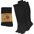 Diabetic Over The Calf Socks - Non-Binding Premium Cotton Knee High Men 6 Pairs