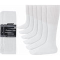 Men's Cushioned Over-the-Calf Athletic Tube Socks - 6 Pairs, Breathable Cotton Blend