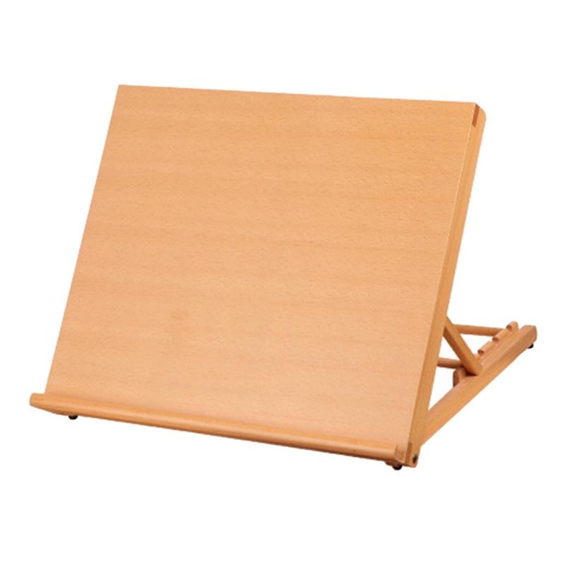 Wood Drafting Table Easel for Drawing & Sketching - Adjustable Angles, Portable Art Board