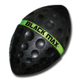 Kids Black Max Football with Spiral Ring for Long Throws and Easy Catching