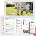 15.6-Inch Digital Wall Calendar with Touchscreen Family Organizer