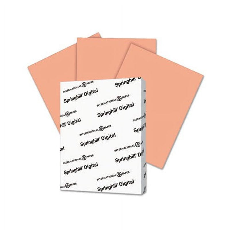 Salmon Index Card Stock 110lb - 8.5 x 11 Inches, Pack of 250