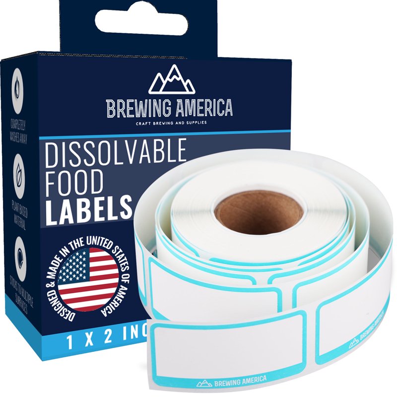 Dissolvable Food Labels for Containers - Kitchen Organization & Food Safety