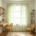 Light Filtering Sheer Curtains for Windows & Room Dividers - 78 Inch Length