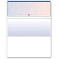Business Checks - Blue/Red Prismatic Top Check Stock 8.5 x 11 Inches, 500 Sheets