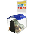 Dog House Donation Coin Collection Box with Cam-Lock & Keys - Charity Fundraising