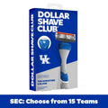Men's 6-Blade Razor Starter Set with Custom School Colors - Reusable Handle