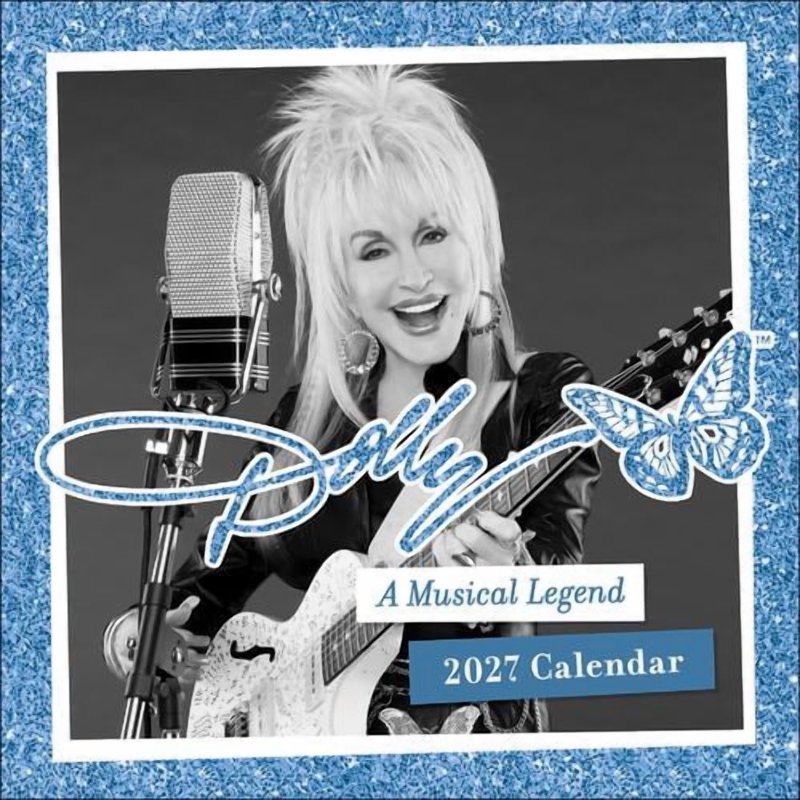 Dolly Parton 2027 Mini Wall Calendar - Inspirational Music & Lyrics