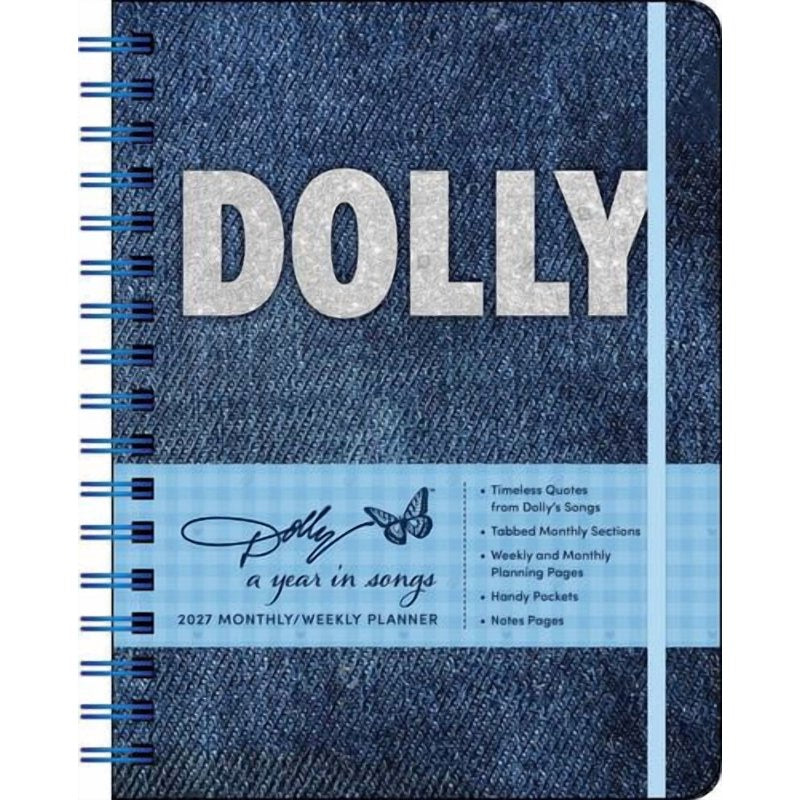 2027 Weekly Planner Calendar Dolly Parton Deluxe Organizer - Country Chic