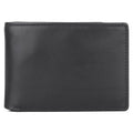 Men's Leather Double ID Credit Card Wallet - Black or Brown